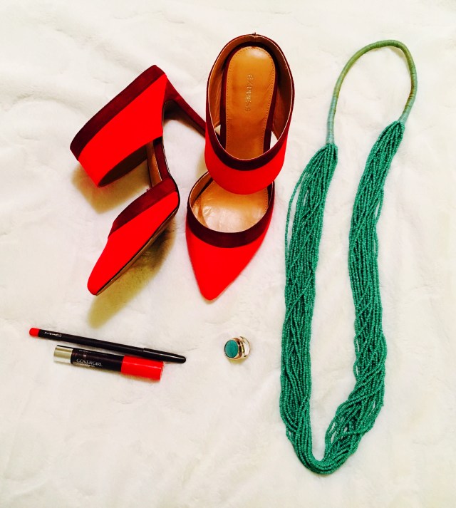 Red and turquoise 2