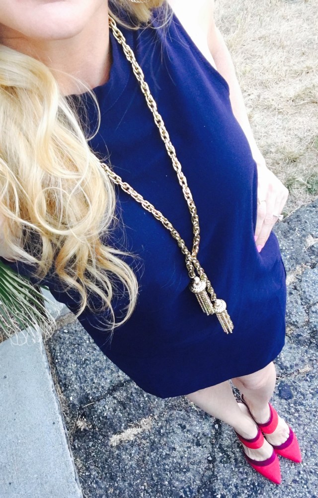 navy dress